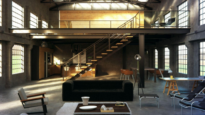 Living-area-loft-style